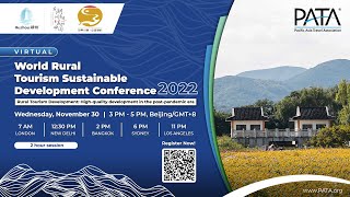 World Rural Tourism Sustainable Development Conference 2022 [upl. by Ahsenroc]