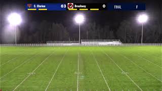 HS FB Brockway at Central Clarion [upl. by Leisam]