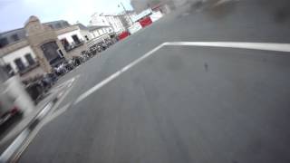 THE MORECAMBE MISSILE John McGuinness  TT 2015  On Bike Lap  Senior Race  Lap 1 [upl. by Anoli786]