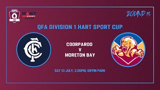 Coorparoo vs Moreton Bay Rd 13 Mens Div 1 13th July [upl. by Monteith]