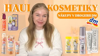 HAUL kosmetiky z drogerie DM  náš měsíční nákup  ANEMÍ🧡 [upl. by Randy172]