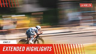 Extended Highlights  Stage 21  La Vuelta 2024 [upl. by Aihsiek848]