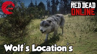 Wolfs Locations RDR2 Online  Red Dead Online Wolfs Location Guide [upl. by Lak]