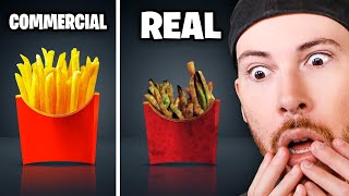 YOU WONT BELIEVE THIS Food in COMMERCIALS vs REAL LIFE Part 2 [upl. by Eloise]