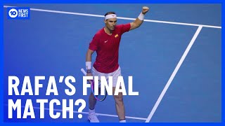 Has Rafael Nadal Played His Final Match  10 News First [upl. by Matronna453]