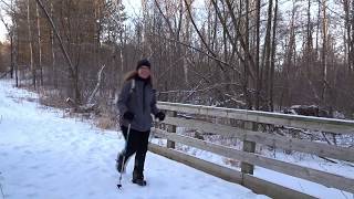 Hiking in the Fresh Fallen Snow [upl. by Eanert]