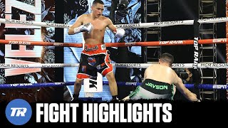 Gabriel Flores Jr Highlight Reel Knockout of Jayson Velez  FIGHT HIGHLIGHTS [upl. by Jeffy865]