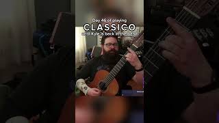 Classico pt 2  Day 46  shorts classicalguitar tenaciousd classico classicalguitarist guitar [upl. by Ahaelam]