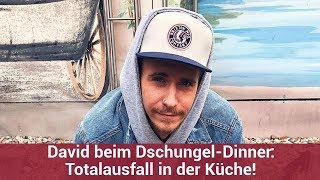 David beim DschungelDinner Totalausfall in der Küche  CELEBRITIES und GOSSIP [upl. by Engen926]