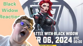 Marvel rivals Black widow reaction [upl. by Talyah]