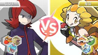 Silver vs Nita  Pokemon Battle Exhibition Match [upl. by Sackville]