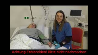 Fehlervideo Blutdruck messen [upl. by Asfah396]