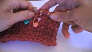 Tunisian Crochet Increasing in the Back Hump of the Stitch [upl. by Nikolas222]