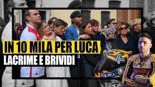 FUNERALE LUCA SALVADORI LACRIME E DISPERAZIONE JOVANOTTI E MORANDI E ALTRI VIP PRESENTI [upl. by Lleynod]