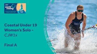 2024 World Rowing Beach Sprints Finals  Coastal Under 19 Womens Solo  Final A [upl. by Vanderhoek]