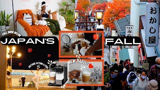 FALL IN JAPAN 2024 ALIEXPRESS FALL HOME DECOR HAUL amp DECORATING NESPRESSO COFFEE MACHINE OUTSIDE [upl. by Notsirk445]