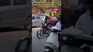 YAMAHA RX100 SOUND BUFFALO FOLLOW IN BIKE COMMENT 😱  RX100 VS BUFFALO PUBLIC REACTION [upl. by Delora]