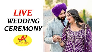 LIVE WEDDING CEREMONY  CHAMKAUR SINGH DHILLON USA amp EKAMDEEP KAUR GILL CANADA27112024 [upl. by Willetta]