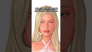 in sims vs in blender 👀  the sims 4 sims thesims4 sims4 shorts [upl. by Ennairrac12]