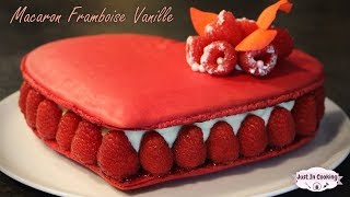 Recette de Macaron Cœur Framboise Vanille [upl. by Nahij247]