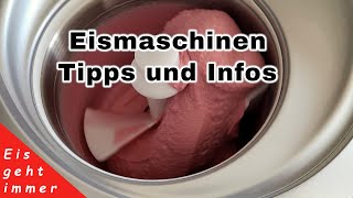 Eismaschinen  Tipps und Infos zu Kauf und Benutzung [upl. by Etnoek]