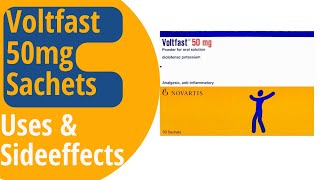 Voltfast 50mg sachets for pain killer uses and sideeffects review  Medic Health [upl. by Enitsua714]