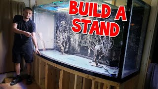 How To Build An Aquarium Stand Bow Front Edition [upl. by Blondy]