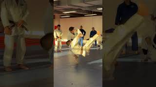 TSUBAMEGAESHI counter fromDe ashi harai💥Action reaction😉judorussia judo ippon shorts [upl. by Rehctelf]