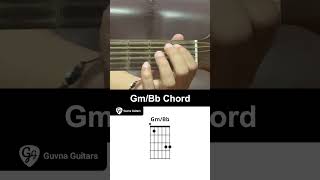 How To Play The GmBb Chord On Guitar  Guvna Guitars [upl. by Anaher]