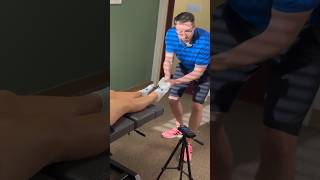 Ungluing squished joints glued pulling toes feet orlandoflorida chiropractor shorts [upl. by Calen]