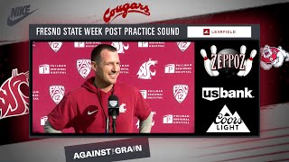 WSU Football quotWhoever Executes Winsquot  Jake Dickert Fresno State Week Presser  10924 [upl. by Yma]