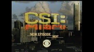 2005 CBS CSI Miami promo [upl. by Nocaj]