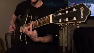 Playing God  Polyphia intro on Ibanez TOD10N [upl. by Enirehtahc]