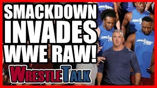 Smackdown INVADES Raw  WWE Raw Oct 23 2017 Review [upl. by Arron50]