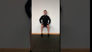 WALL SIT SOLEUS CALF RAISE [upl. by Bowler]