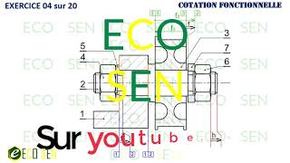 Cotation fonctionnelle  Exercice 04 sur 20 [upl. by Endora562]