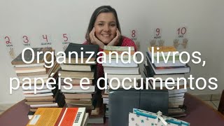 Como organizar sua casa em 31 dias  Dia 3  Livros Papéis e Documentos [upl. by Eenhat]