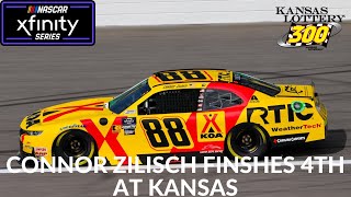 Connor Zilisch Finishes 4th At Kansas [upl. by Whorton]