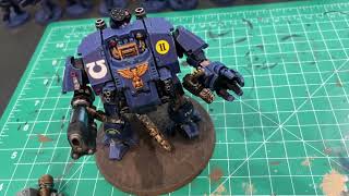 Painting and Magnetizing the Redemptor Dreadnought for the Ultramarines  Warhammer 40k [upl. by Vrablik]