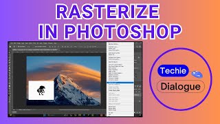 How to Rasterize in Photoshop [upl. by Ainslie]