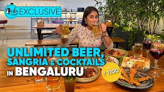 Unlimited Beer Sangria amp Cocktails For ₹1100 At JP Nagar In Bengaluru  Curly Tales Exclusive [upl. by Ayatahs344]