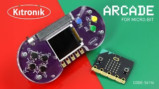 Kitronik ARCADE for microbit  MakeCode Arcade [upl. by Letram953]