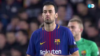 Sergio Busquets vs Valencia Away 08022018 [upl. by Libna]