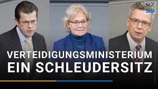 Kritik an Lambrechts Neujahrsvideo  Wofür deutsche Verteidigungsminister schon zurücktreten mussten [upl. by Nitnelav591]