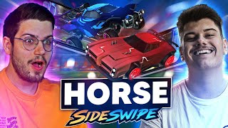 JAI AFFRONTÉ D7uRL dans une game de HORSE sur ROCKET LEAGUE SIDESWIPE [upl. by Nryhtak]