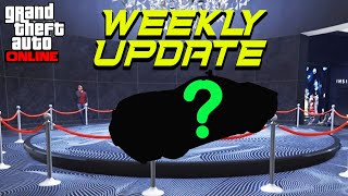 GTA 5 Online New Lucky Wheel Podium Car Leaked Weekly Update [upl. by Uahsoj686]