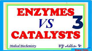 enzymes Vs catalyst  Enzymes  Biochemistry  SuperTubeሱፐርቲዩብ [upl. by Atenek]