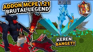 ADDON BRUTAL LEGEND MCPE 120121 TERBARU ADDON SENJATA LEGENDARIS MCPE 121 [upl. by Hodge337]