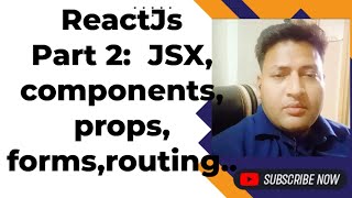 Reactjs tutorial by TechLeadPratap  part2  Interview preparation TechLeadPratapReact [upl. by Ahsinrats]