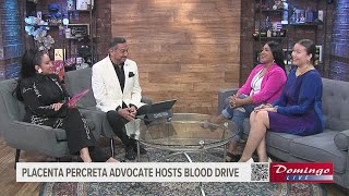 Placenta percreta advocate hosts blood drive [upl. by Keith]